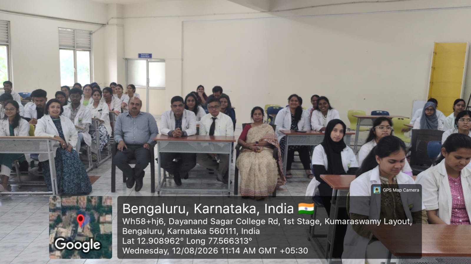 Faculty and students attending the Anti-Ragging awareness program